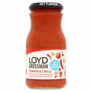 Loyd Grossman No Added Sugar Tomato & Chilli Sauce