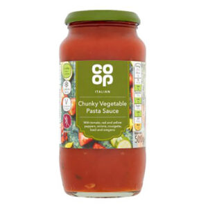 Co Op Chunky Vegetable Pasta Sauce