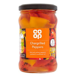 Co Op Grilled Red Yellow Peppers In Sunflower Oil