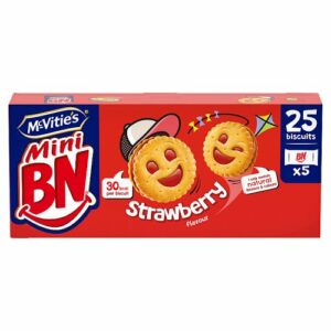 BN Mini Strawberry Biscuits 5 Pack
