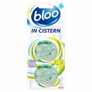 Bloo Acticlean Cistern Block Citrus 2 Pack