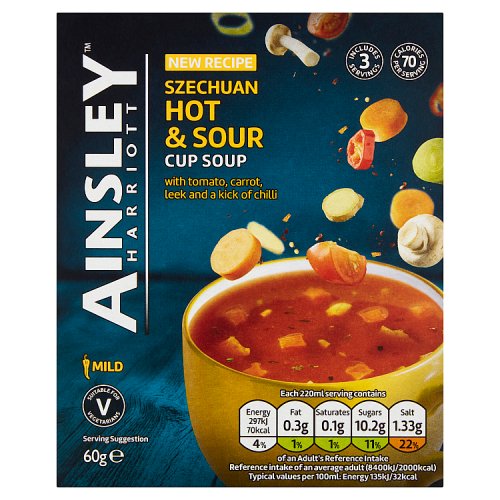 Ainsley Harriott Szechuan Hot & Sour Soup 3 Pack