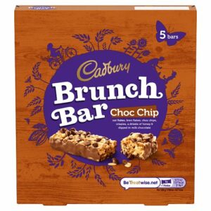 Cadbury Brunch Bars Chocolate Chip 5 Pack