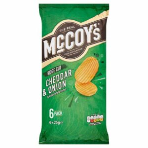 McCoys Cheddar and Onion 6 Pack