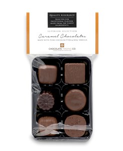 6 Caramels Chocolate Selection Gift Pack