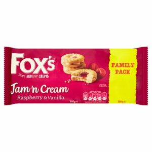 Foxs Jam Sandwich Creams Twin Pack