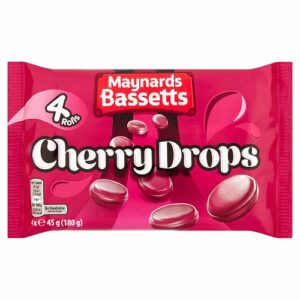Maynards Bassetts Cherry Drops 4 Pack