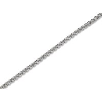 Silver 1mm Wide Spiga Chain - 16in - F8723