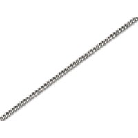 Silver 2mm Wide Curb Chain - 18in - F8817