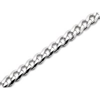 Silver 8mm Wide Curb Chain - 20in - F9121