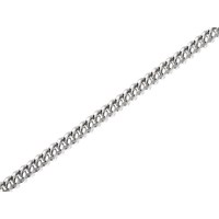 Silver 3.5mm Wide Curb Chain - 24in - F9458