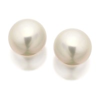 9ct Gold Freshwater Cultured Pearl Earrings - 9mm - G0410
