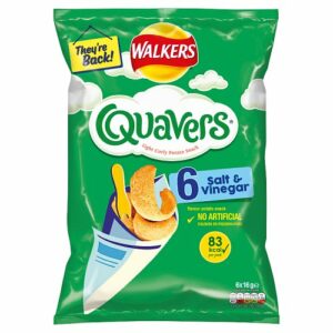 Quavers Salt and Vinegar 6pk