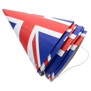 Union Jack Cone Hats 6 Pack