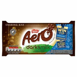 Nestle Aero Dark and Milk Peppermint Block