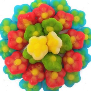 Jelly Fruity Gummy Flowers