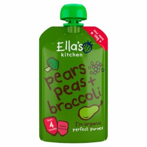 Ellas Kitchen 4 Month Broccoli Pear & Peas Puree