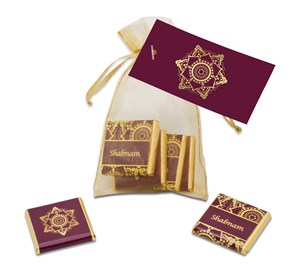 Branded Organza Gift Bag of Chocolate Neapolitans
