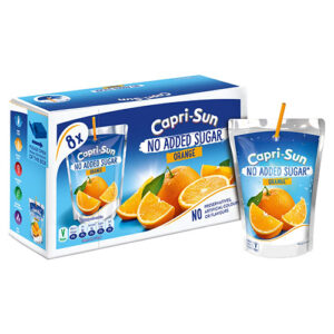 Capri Sun Orange No Added Sugar 8 Pack