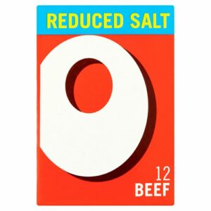 Oxo Reduced Salt Cube Beef 12 Pack