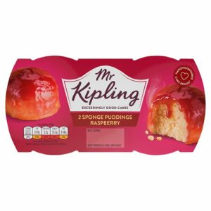 Mr Kipling Exceedingly Good Puddings 2 Pack Raspberry
