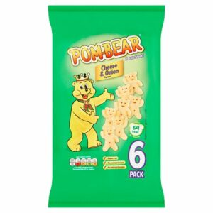 Pom Bear Cheese & Onion Snacks 6 Pack