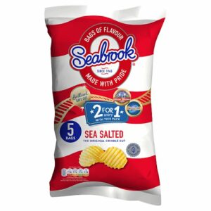 Seabrook Crinkle Cut Sea Salted Crisps 5 Pack