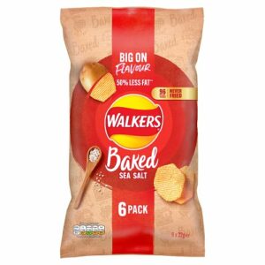 Walkers Baked Ready Salted Crisps 6 Pack