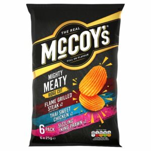 McCoys Meaty Crisps 6 Pack