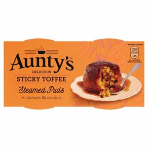 Auntys Sticky Toffee Pudding 2 Pack