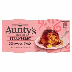 Auntys Strawberry Pudding 2 Pack