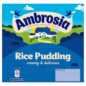 Ambrosia Creamed Rice Pudding 4x125g