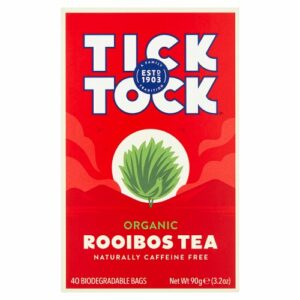 Tick Tock Organic Red Bush Rooibos Teabags 40s
