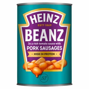Heinz Baked Beans and Pork Sausages Large Size