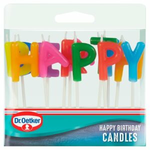 Dr. Oetker Happy Birthday Stick Candles