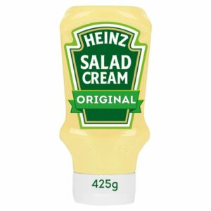 Heinz Salad Cream Squeezy Top Down