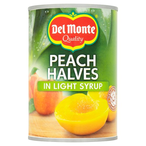 Del Monte Peach Halves In Light Syrup