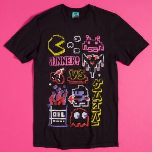 Arcade Classics Gaming Black T-Shirt