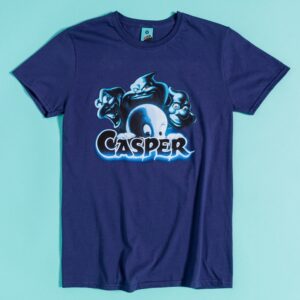 Casper 1995 Movie Poster Navy T-Shirt