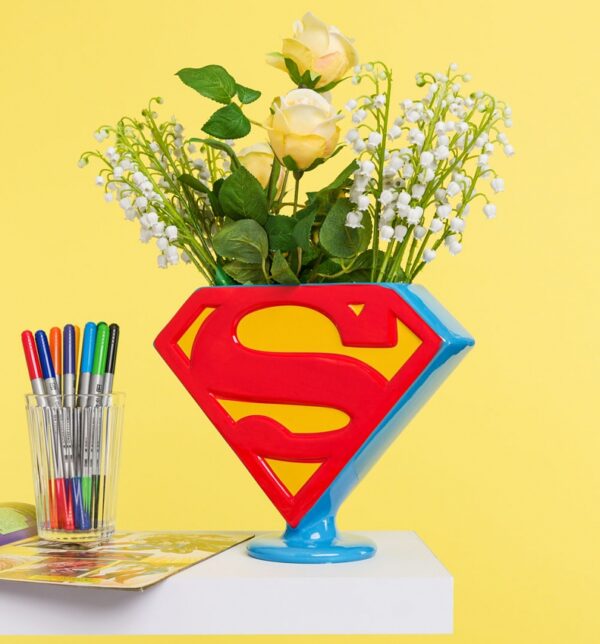 DC Comics Superman Logo Vase