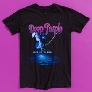 Deep Purple Smoke On The Water Black T-Shirt