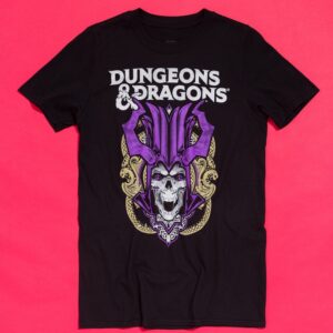 Dungeons & Dragons Demi Lich Skull Black T-Shirt