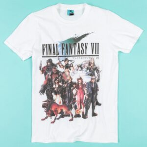 Final Fantasy VII Group White T-Shirt