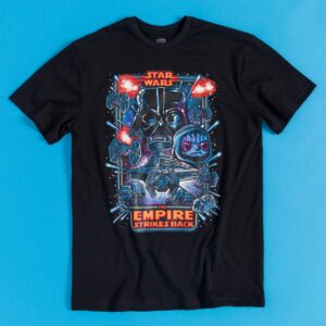 Funko Star Wars Empire Strikes Back Poster Black T-Shirt