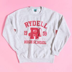 Grease Rydell High School Athletic Ash Grey Sweater