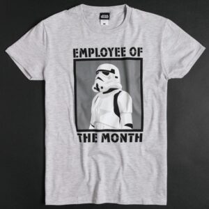 Star Wars Stormtrooper Employee Of The Month Grey Marl T-Shirt