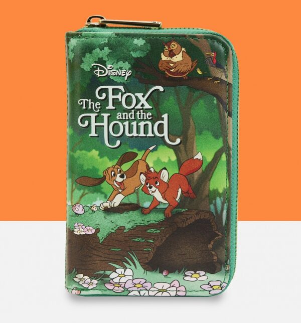 Loungefly Disney Classic Books The Fox And The Hound Zip Around Wallet