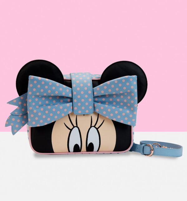 Loungefly Disney Minnie Mouse Pastel Polka Dot Crossbody Bag