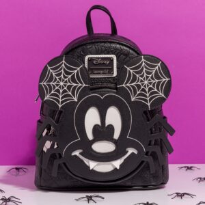 Loungefly Disney Spider Mickey Glow In The Dark Mini Backpack