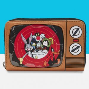 Loungefly Looney Tunes That's All Folks Zip Around Wallet